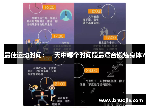 最佳运动时间：一天中哪个时间段最适合锻炼身体？